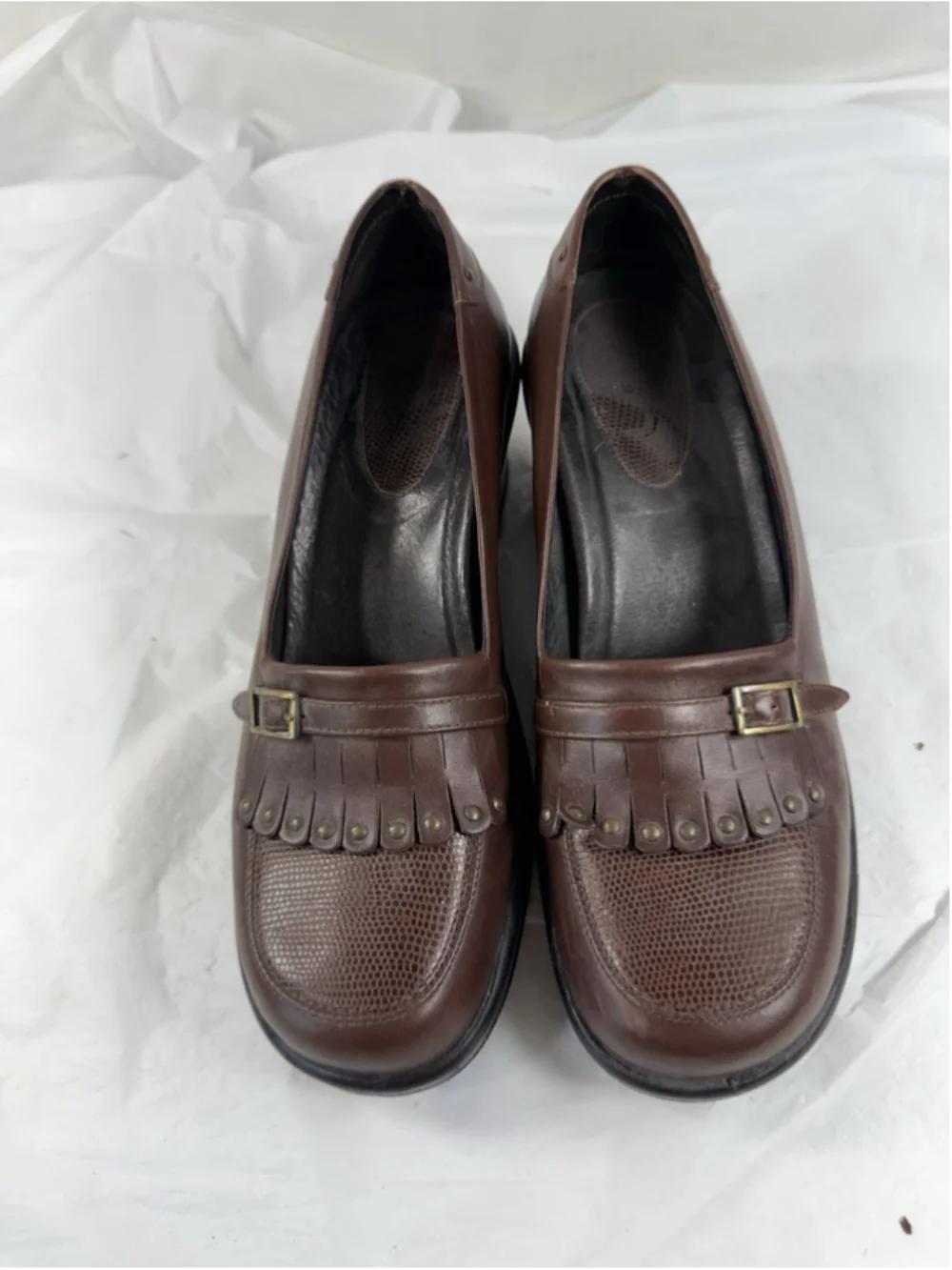 Dansko Loafer Shoes Pumps Sz 41 kiltie fringe
